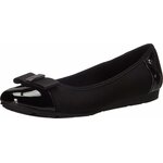 Anne Klein Womens Alive Patent Ballet Flats 8 Black 2