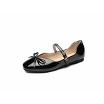Mary Jane Shoes Women Ballet Flats Shoes for Women Bow Slip on Comfortable Dressy Adjustable Strap for Work Office Business C
