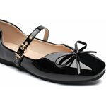 Mary Jane Shoes Women Ballet Flats Shoes for Women Bow Slip on Comfortable Dressy Adjustable Strap for Work Office Business 6