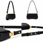 JW PEI Womens Joy Shoulder Bag (Black, Small) 5