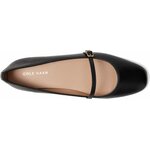 Cole Haan Womens Yelena Mary Jane Ballet Flat 9 Black Leather 2