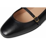 Cole Haan Womens Yelena Mary Jane Ballet Flat 9 Black Leather 6