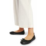DREAM PAIRS Womens Foldable Bowknot Ballet Flats 9 Black 9