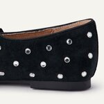 Amazon Essentials Womens Square-Toe Mary Jane Ballet Flat with Adjustable Metal Buckle Strap, Non-Slip Low Heel, Cushioned 5