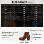 Vepose Womens Platform Chelsea Ankle Boots, Chunky Block Heel Booties 8 Cognac 8