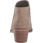 Amazon Essentials Womens Low Heel Ankle Boots with Side Zipper, Stacked Block Heel 9.5 Taupe 3