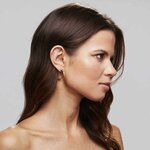 PAVOI Chunky Gold Hoop Earrings for Women, Lightweight 14K Gold Plated 14K Gold Plated 30 MM Yellow Gold 2