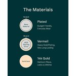 PAVOI Chunky Gold Hoop Earrings for Women, Lightweight 14K Gold Plated 14K Gold Plated 30 MM Yellow Gold 4