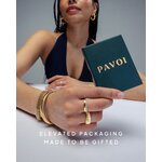 PAVOI Chunky Gold Hoop Earrings for Women, Lightweight 14K Gold Plated 14K Gold Plated 30 MM Yellow Gold 6