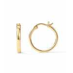 PAVOI Hoop Earrings for Women, 925 Silver, Yellow Gold, Size 20 Millimeters