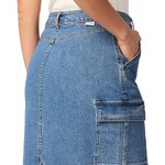 Cargo midi skirt styled with a tee