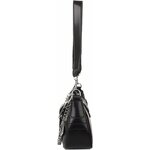 Mini hobo bag with metal chain and top handle