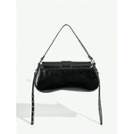 Studded bag grommet eyelet and buckle detail