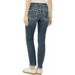 Silver Jeans Co. Womens Boyfriend Mid Rise Slim Leg Jeans 31W x 29L Bobbie 2