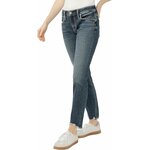 Silver Jeans Co. Womens Boyfriend Mid Rise Slim Leg Jeans 31W x 29L Bobbie 3