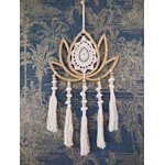 Attrape-Rêves Lotus Macramé