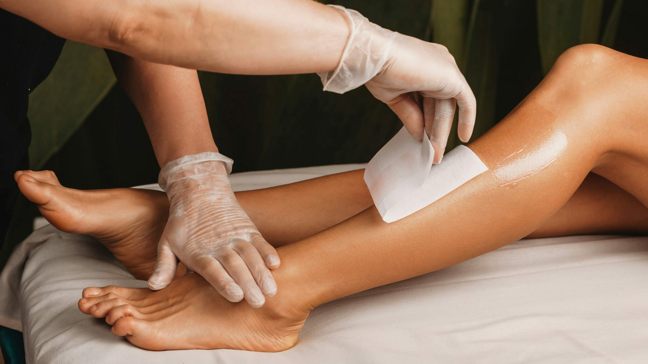 wax appointment feature leg wax in salon scaled