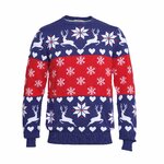 Kersttrui Noordpool, grappig unisex model van 100% katoen