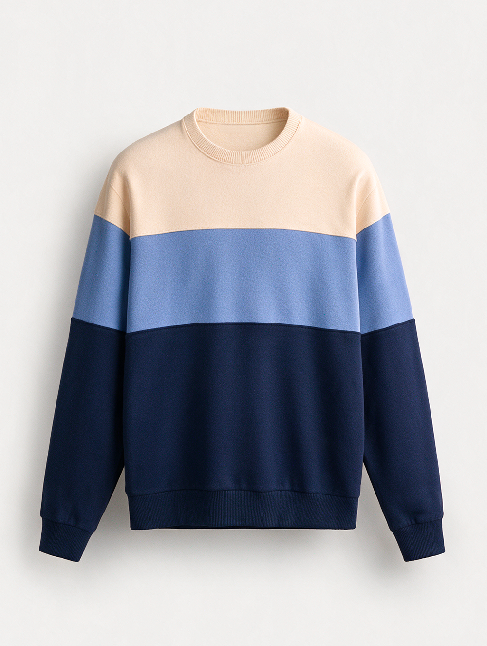 PULL TRI CO BLEU CIEL AV