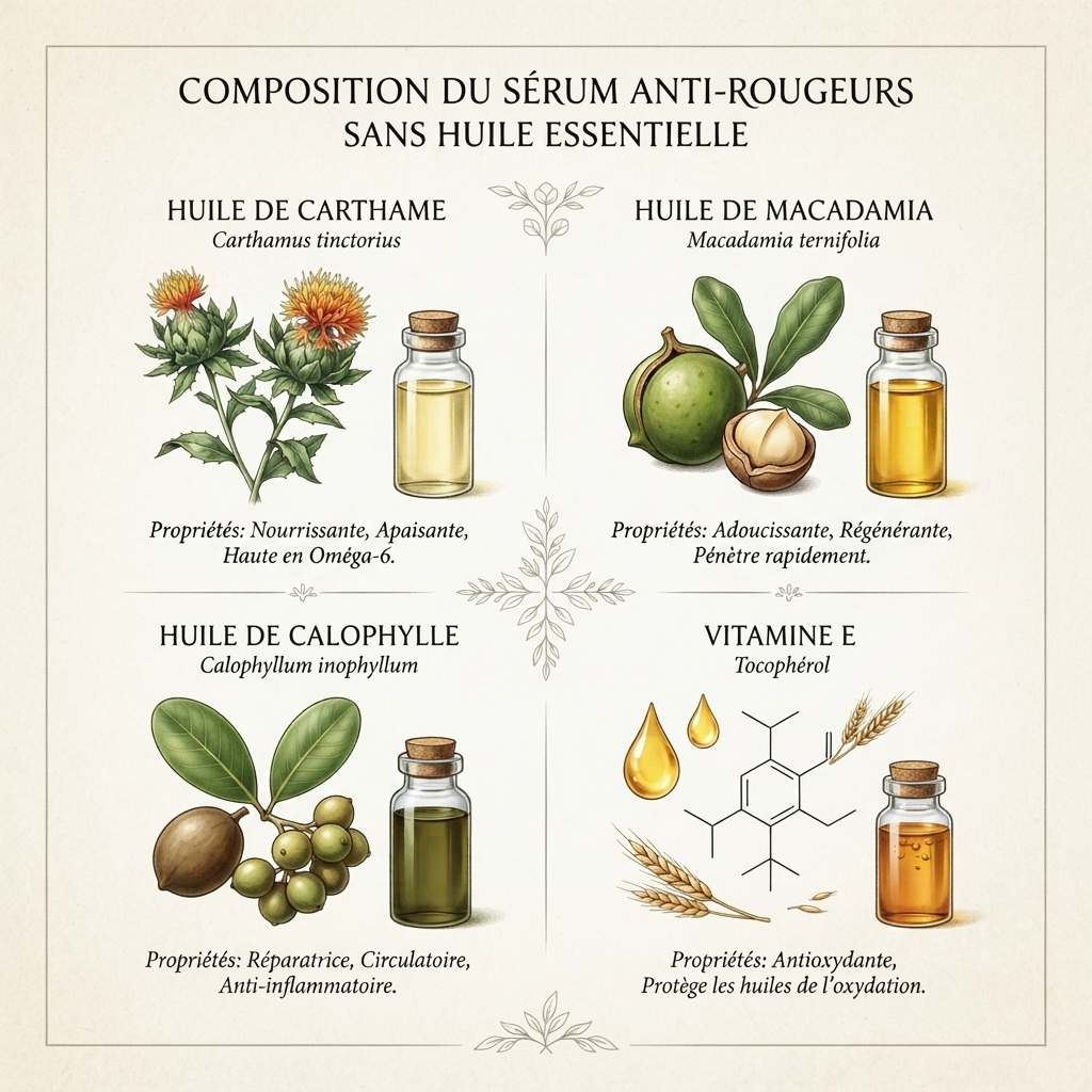 Sérum anti-rougeurs ss HE Infographie