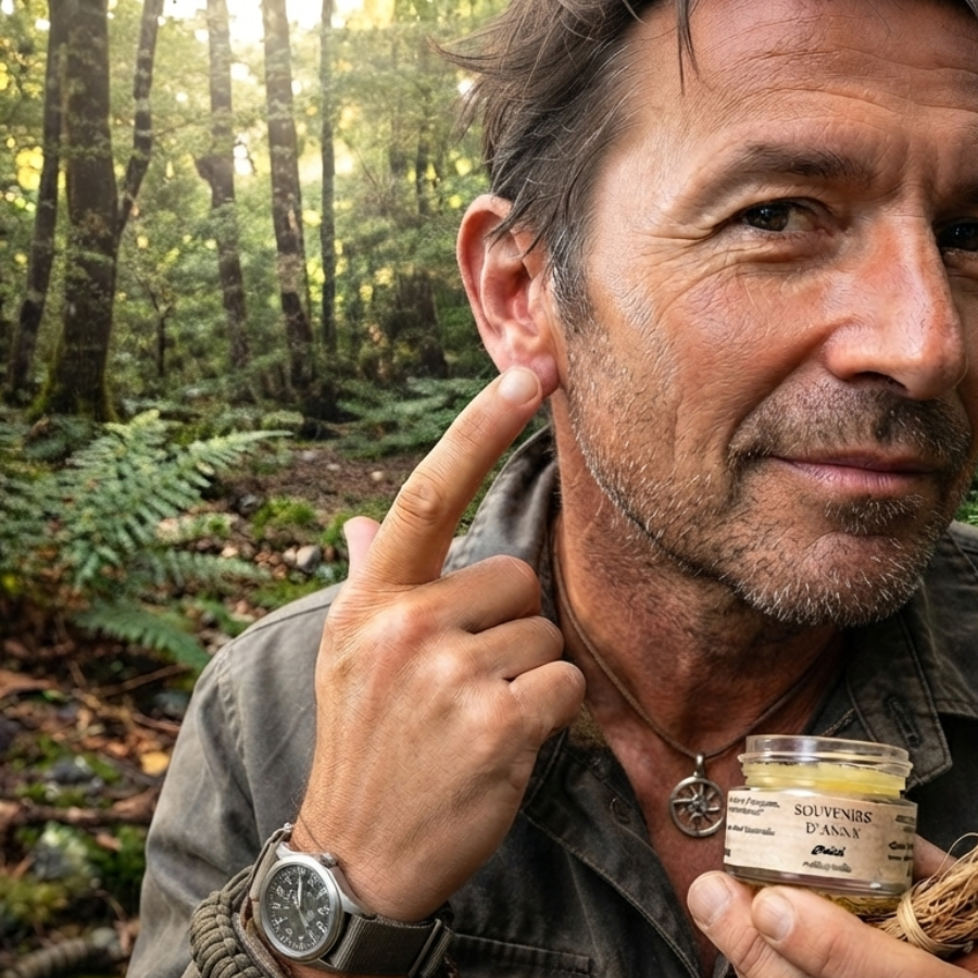 _ Parfum solide Boisé  utilisé par un homme  900 900 Fiche Produit