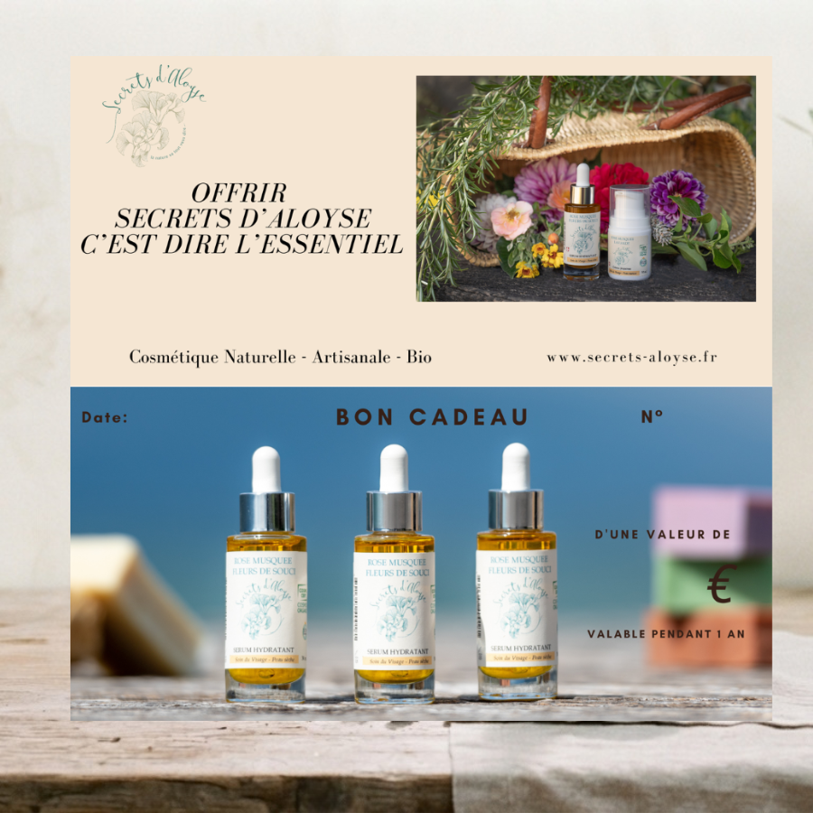_Carte Cadeau Cosmétiques Naturels Secrets dAloyse