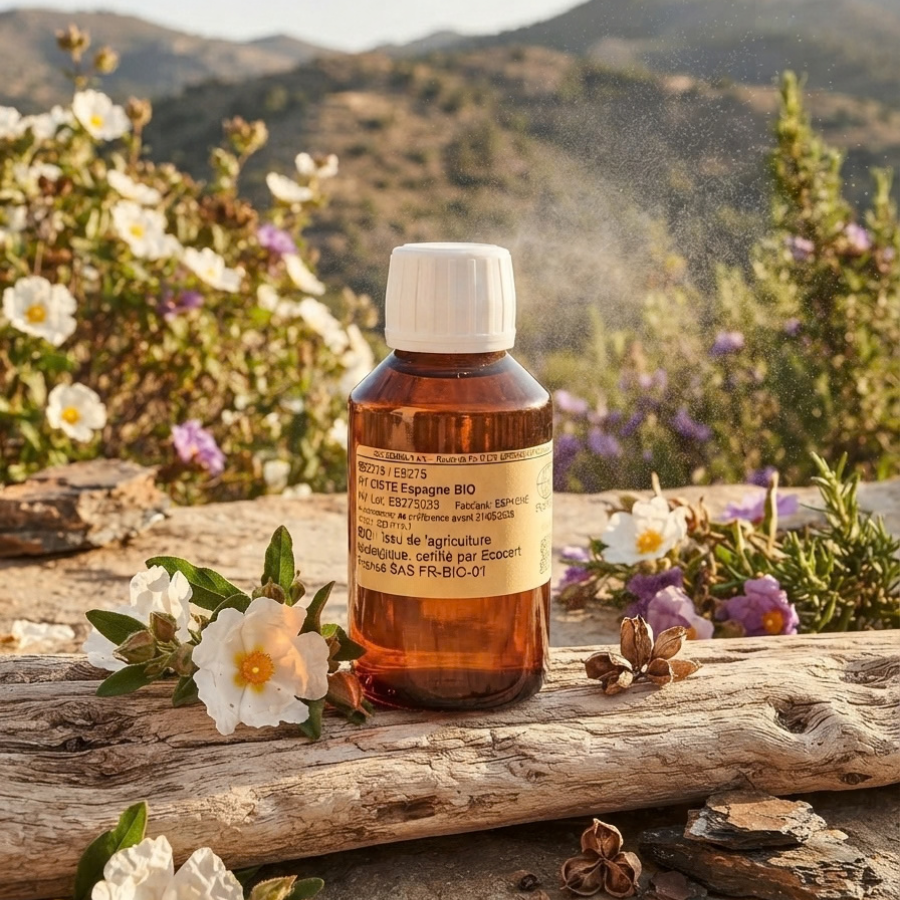 _  Eau Florale  de Ciste Espagne  présentation Secrets dAloyse