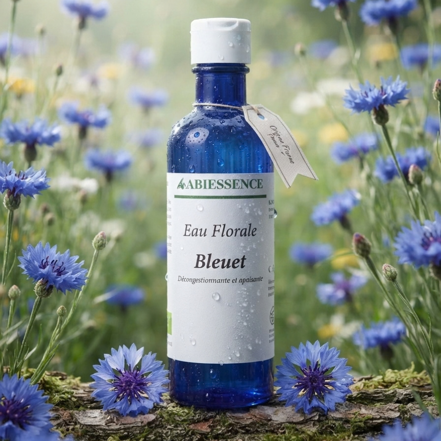 _ Eau Florale  de Bleuet France  présentation Secrets dAloyse