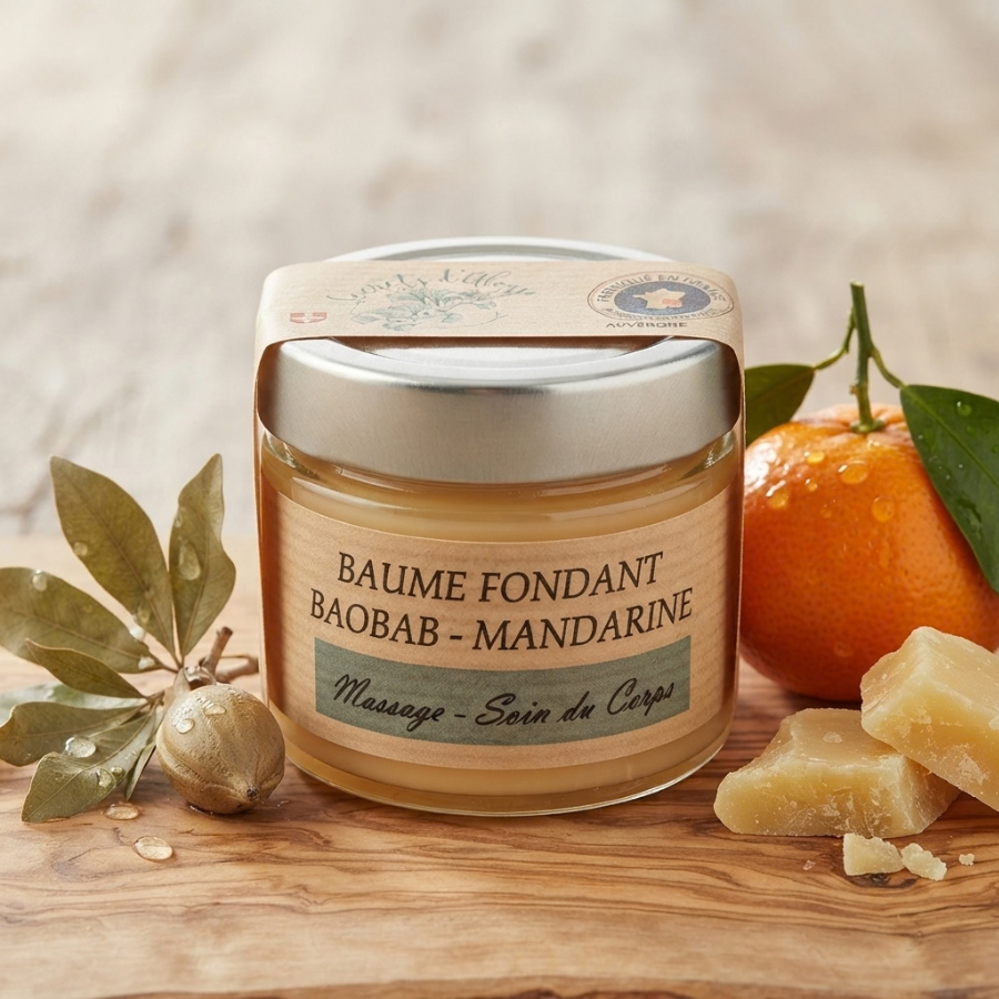 _Baume Fondant Baobab - Mandarine présentation  Secrets dAloyse
