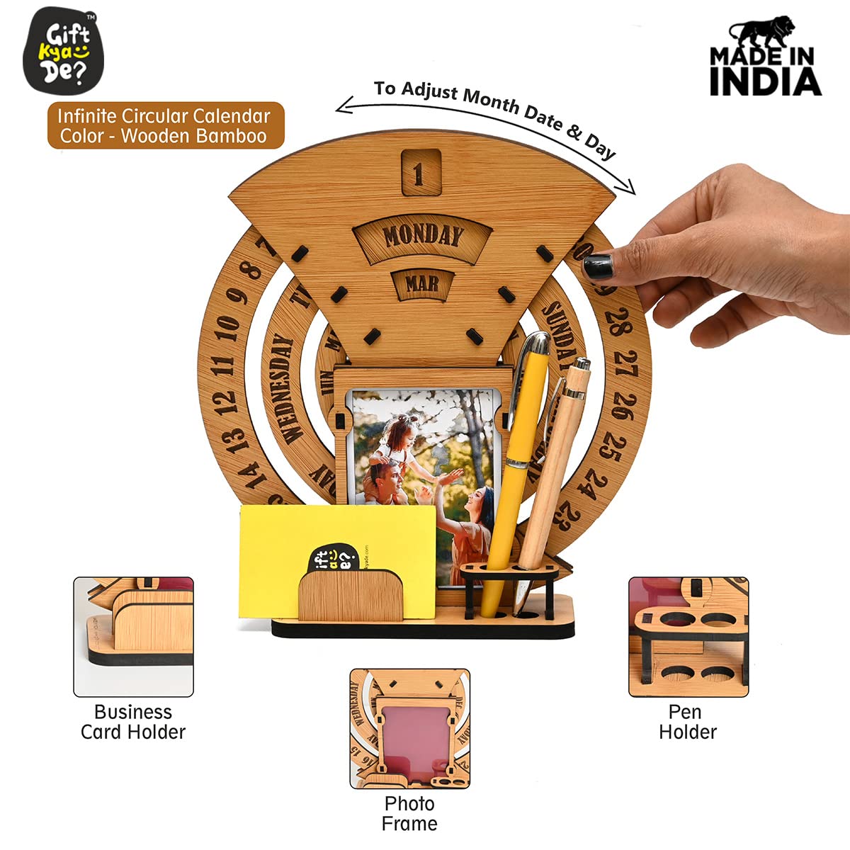 Gift Kya De 2026 Lifetime Desk Calendar2