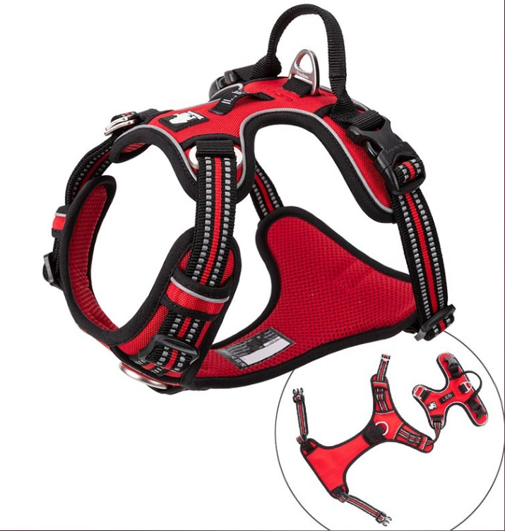 harnais country rouge4