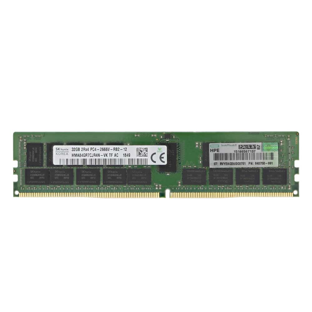 HPE-32GB-DDR4-2666MHz-2Rx4-RDIMM-ECC-815100-B21-SK-Hynix