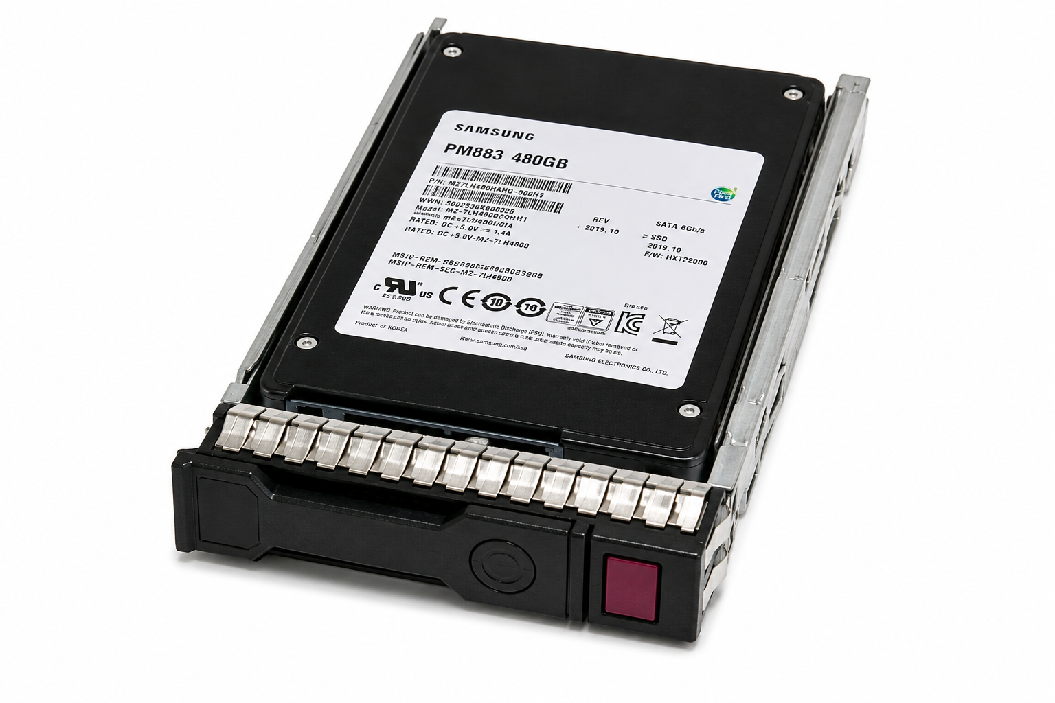 SSD PM883 480Go SATA P02760-002 P05320