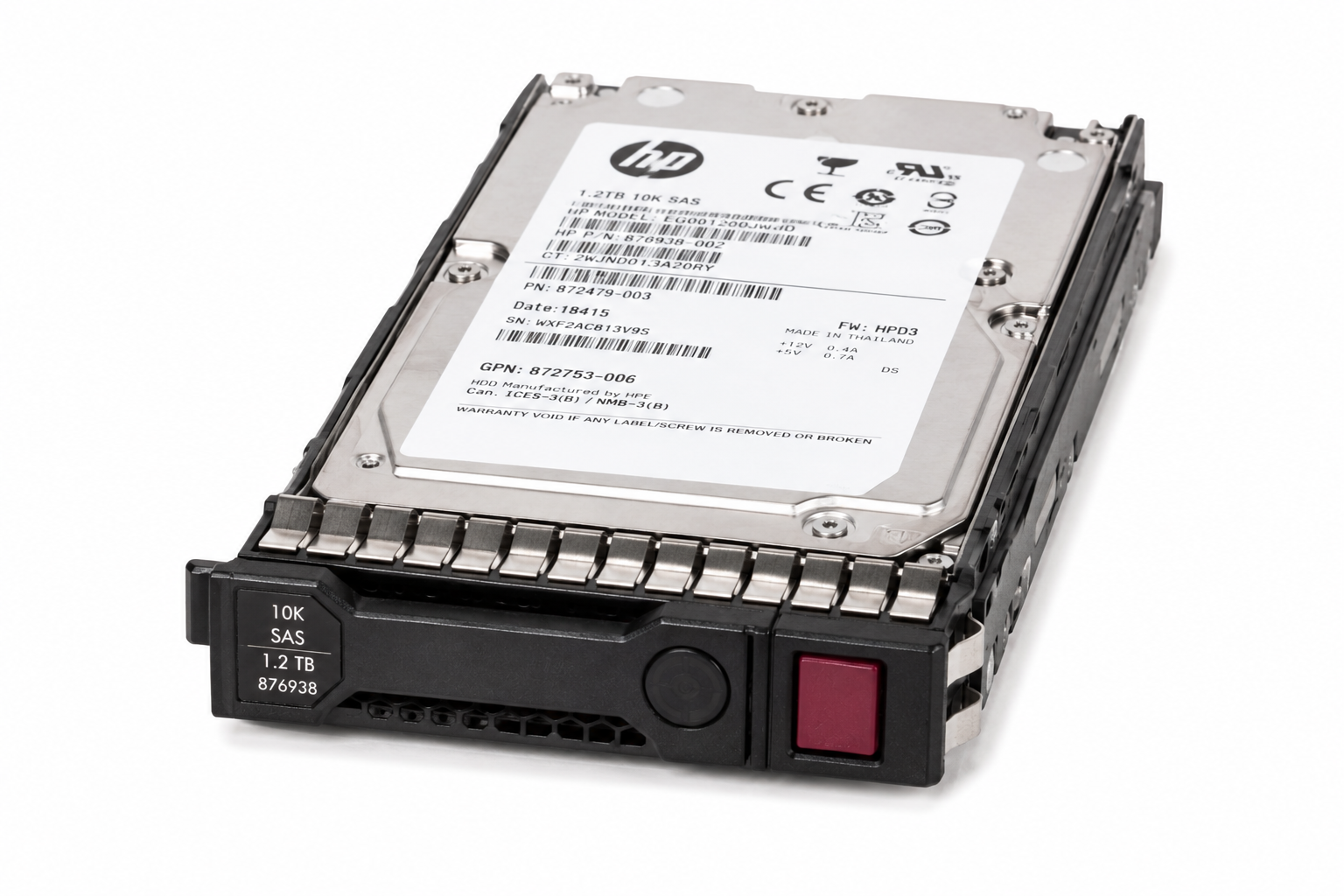 HDD 1.2To 10K SAS 876938-002