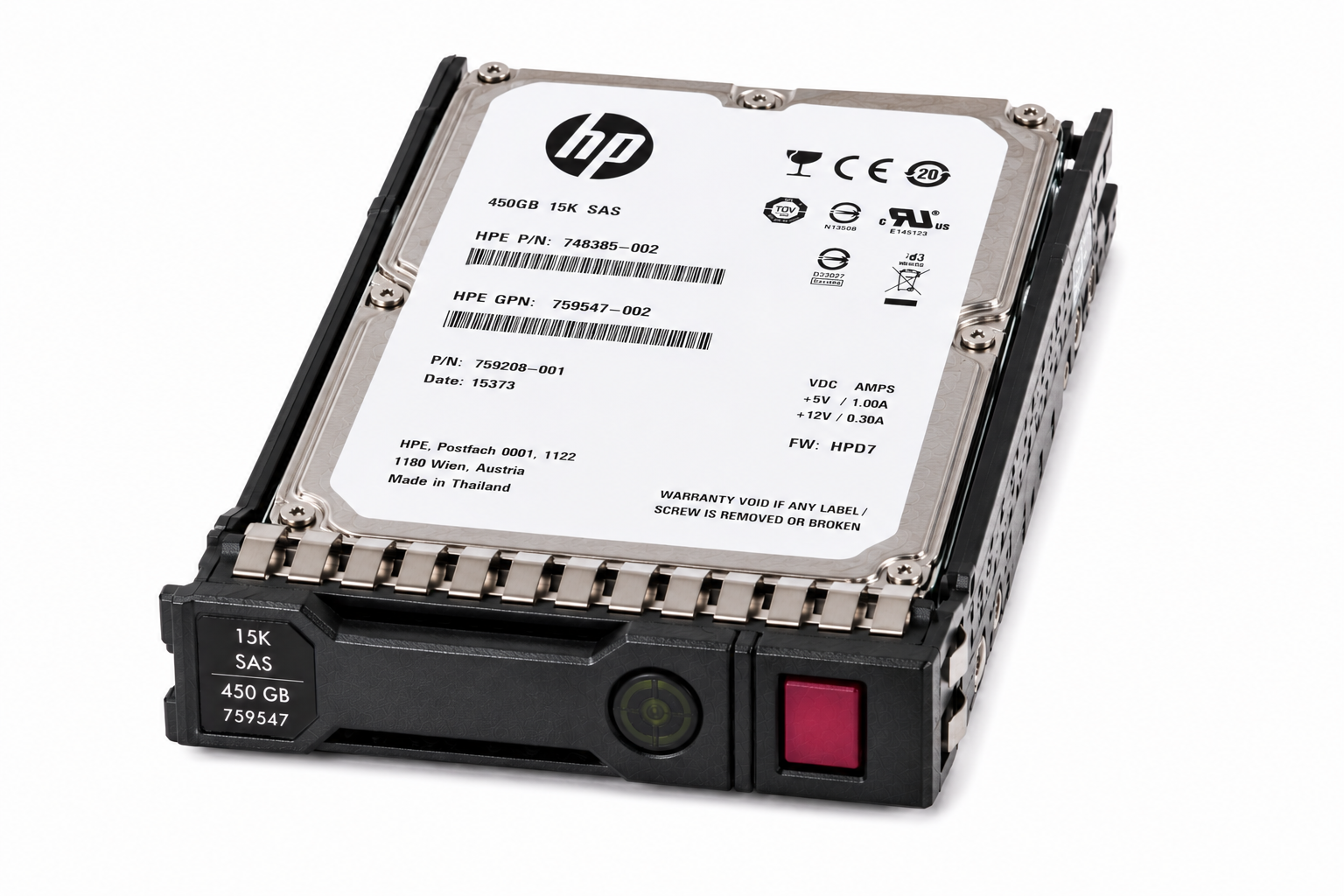 HDD 450Go 15K SAS 748385-002 759547