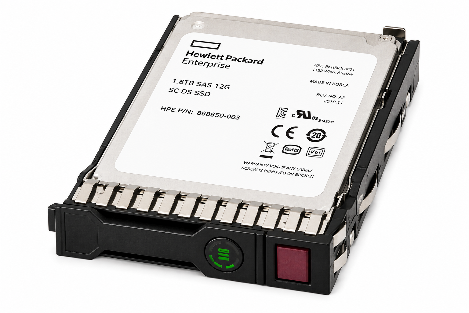 SSD 1.6To SAS 868650-003 873570