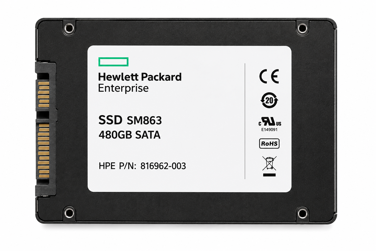 SSD SM863 480Go SATA 816962-003 817106
