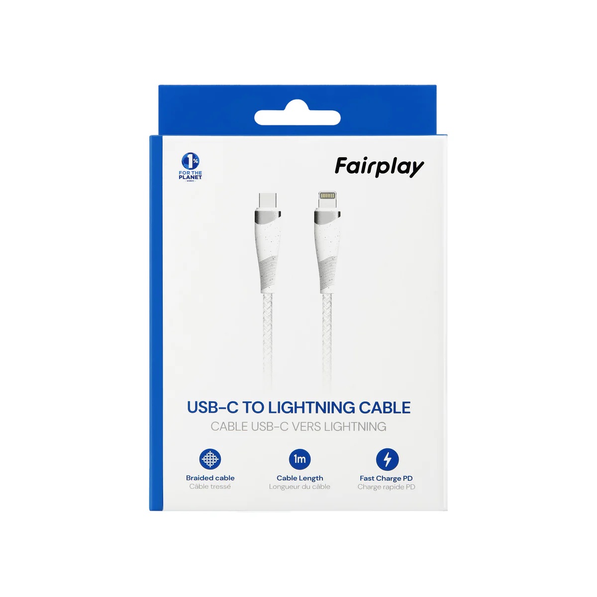 FAIRPLAY TORILIS Câble USB-C vers Lightning 1m 2