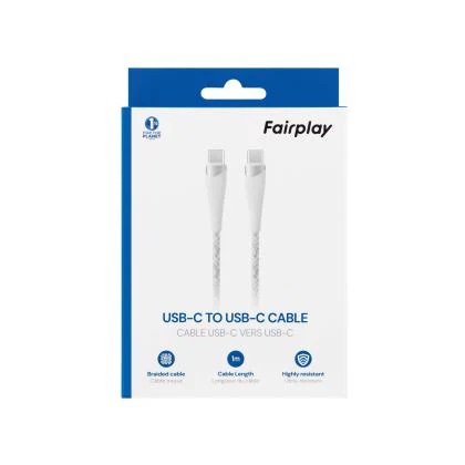 FAIRPLAY TORILIS Câble USB-C vers USB-C 1m2