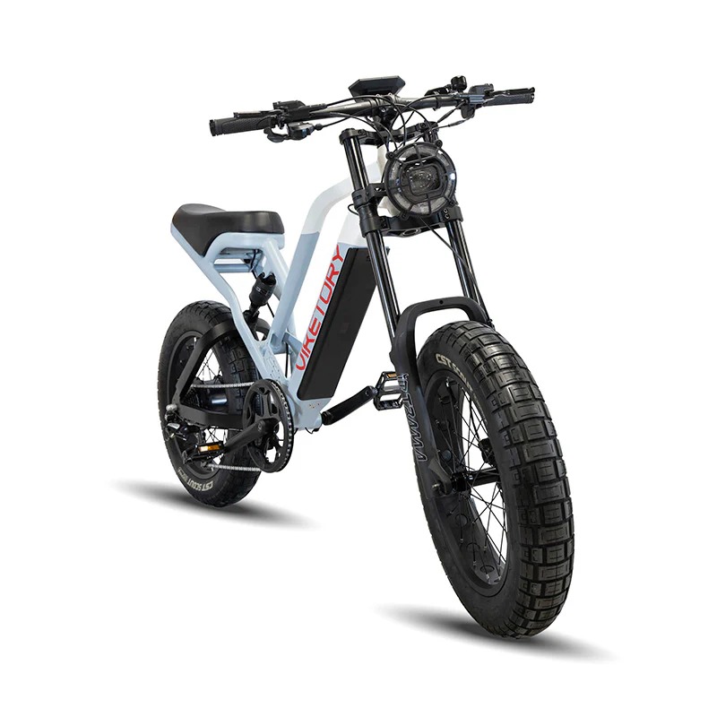 NAVY vélo électrique FATBIKE Bleu marineBlanc (1)