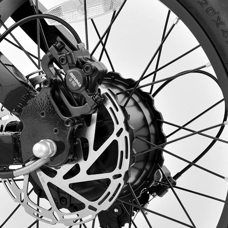 NAVY vélo électrique FATBIKE Bleu marineBlanc (4)