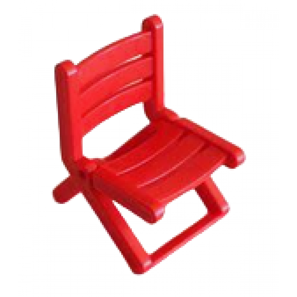 chaise pliante playmobil rouge 30660160
