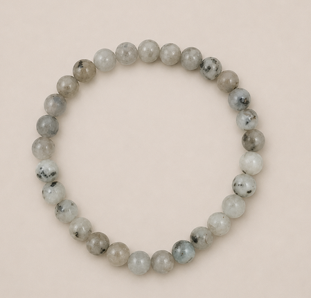 Bracelet en Jaspe tons gris