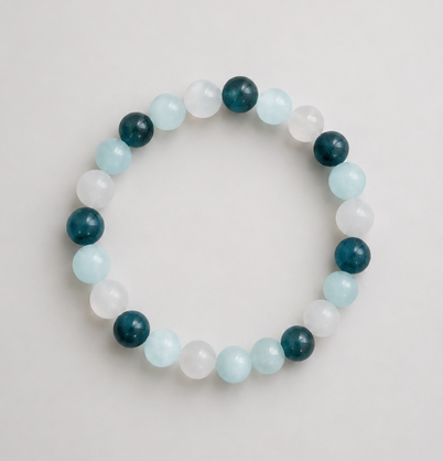 Bracelet jaspe et apatite