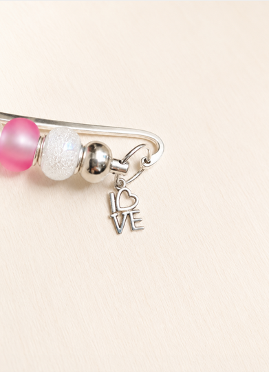 Marque page tons rose Love 2