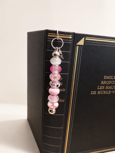 Marque page tons rose Love