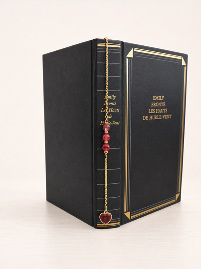 Marque page coeur rouge 3