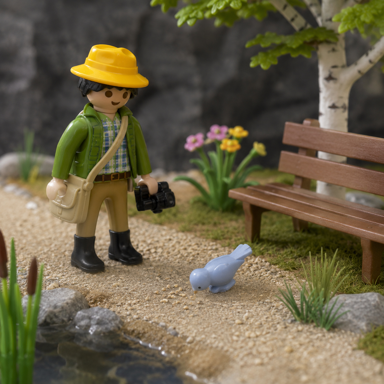 30255240 oiseau bleu picore playmobil