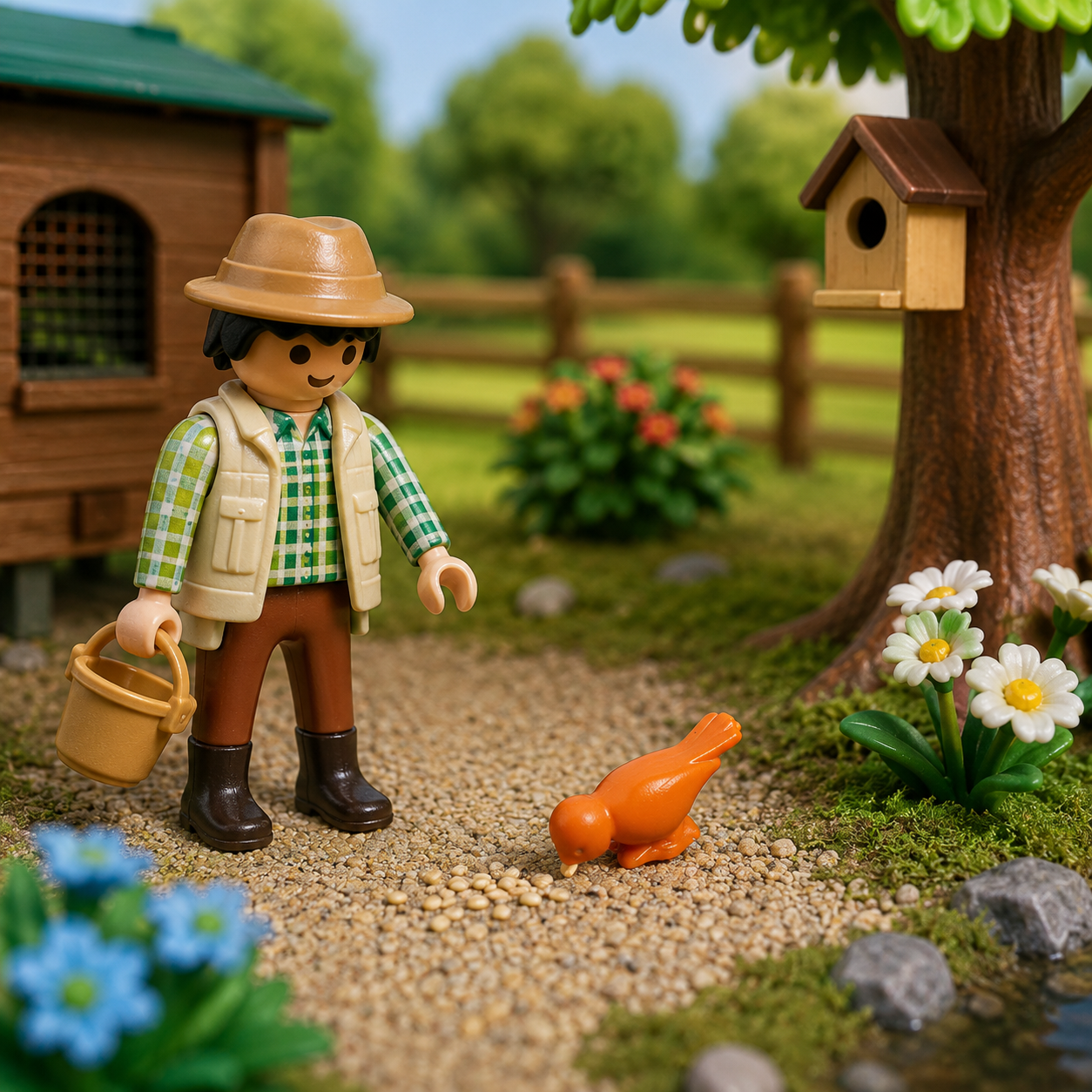 Oiseau orange playmobil 30238460