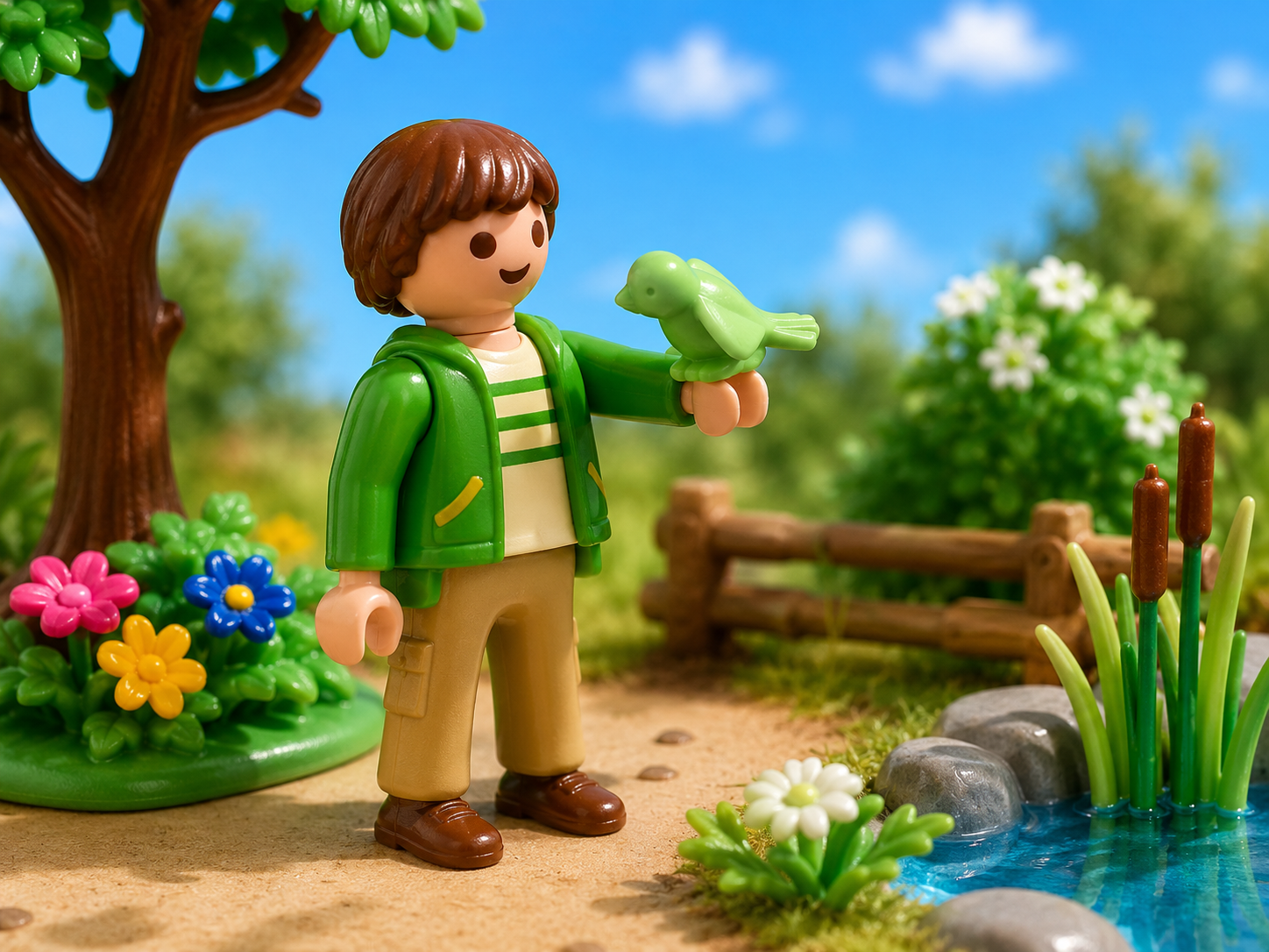 playmobil oiseau vert 30256520